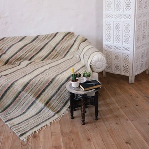Tagesdecke sofa aus natürliche Wolle Bettüberwurf schwere qualität, Marokkanische Orientalische berber, Moderne Berberdecke Dicke Wolldecken