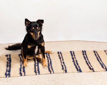 Floor Carpet Dog Rainbow Dog Rug Runner Wool Crate Pet Mat Soft Cat Bed Rug Colored Mat Dog Pad Pet Placemat Cat Mat Dog Owner Gift