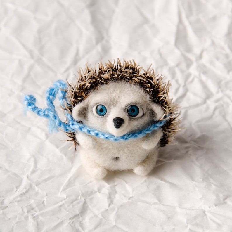 Needle Felted Hedgehog Needle Felted Miniature Animals Dry Etsy