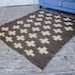 Swiss Wool Rug Handwoven Large Gray Woven Carpet Mid-century - Etsy
