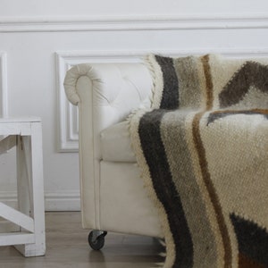 Mid century blanket weighted bed scarf	chunky throw Decorative wool blanket	Scandinavian blanket wool Throw Blanket	flokati blanket furry nordic blanket queen	lambswool neutral blanket indoor warm blanket	beige wool throw gray wool blanket bulky