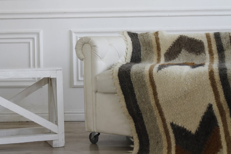 Mid century blanket weighted bed scarf	chunky throw Decorative wool blanket	Scandinavian blanket wool Throw Blanket	flokati blanket furry nordic blanket queen	lambswool neutral blanket indoor warm blanket	beige wool throw gray wool blanket bulky