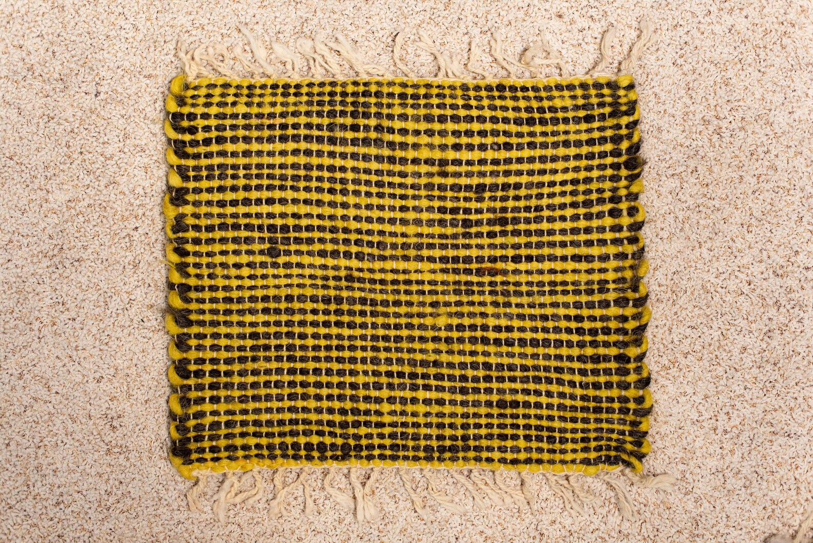 Wool Chair Pad Seat Cover Woven Chair Throw Saddle Seat Stool Etsy