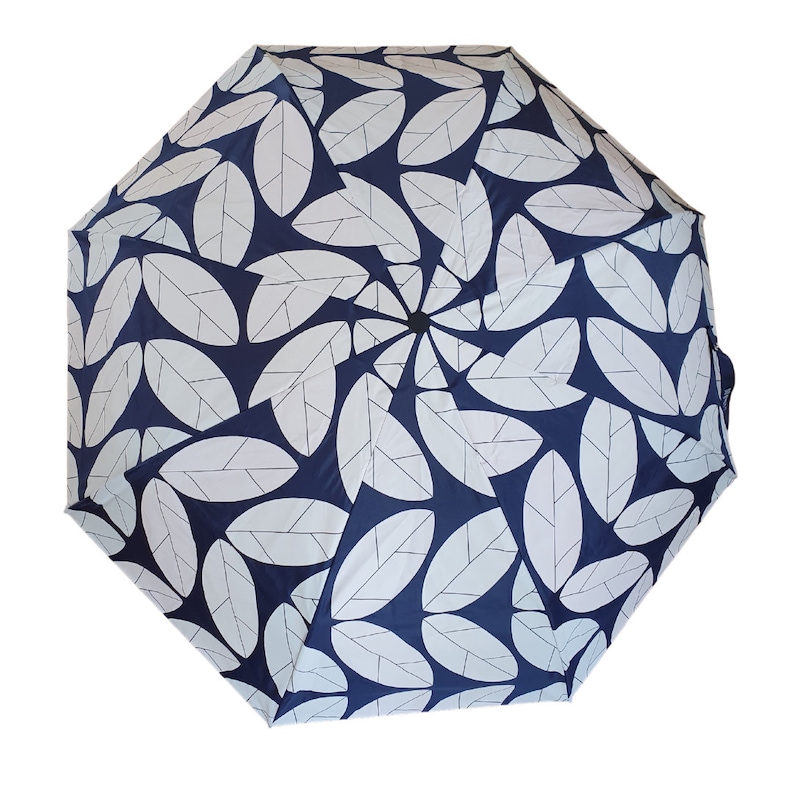 Beautiful Colour Changing When Wet Automatic Compact Folding Umbrella Storm Proof image 2