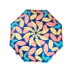 Beautiful Colour Changing When Wet Automatic Compact Folding Umbrella Storm Proof image 3