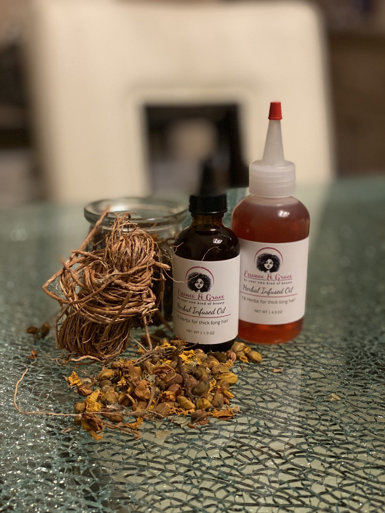Herbal Infused Hair Care Oil gift set for men and women Hair Etsy