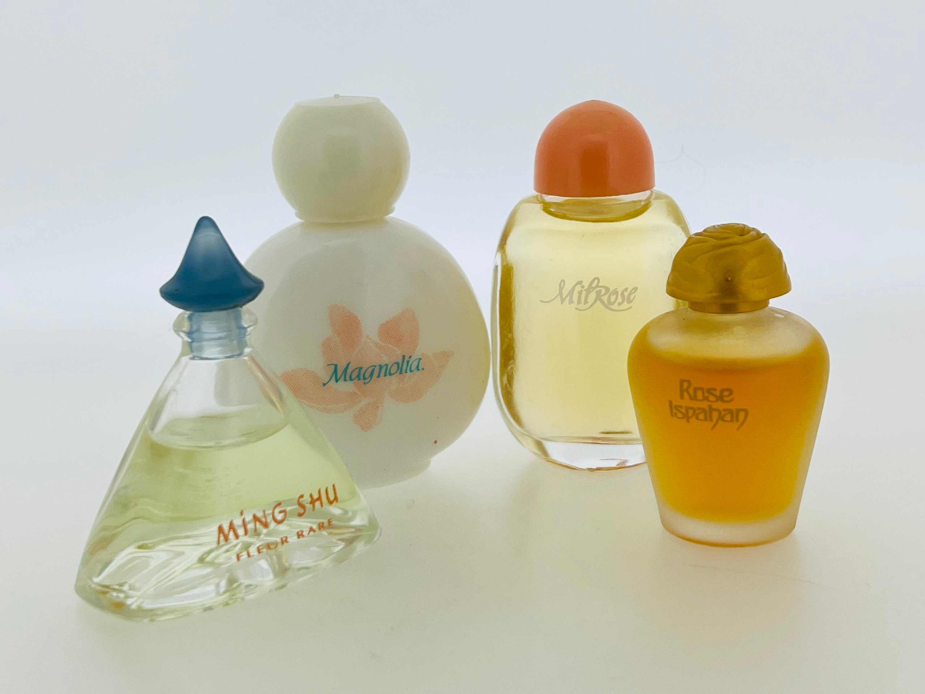 Set 4 Vintage Perfume Rocher Ming Shu Fleur - 日本