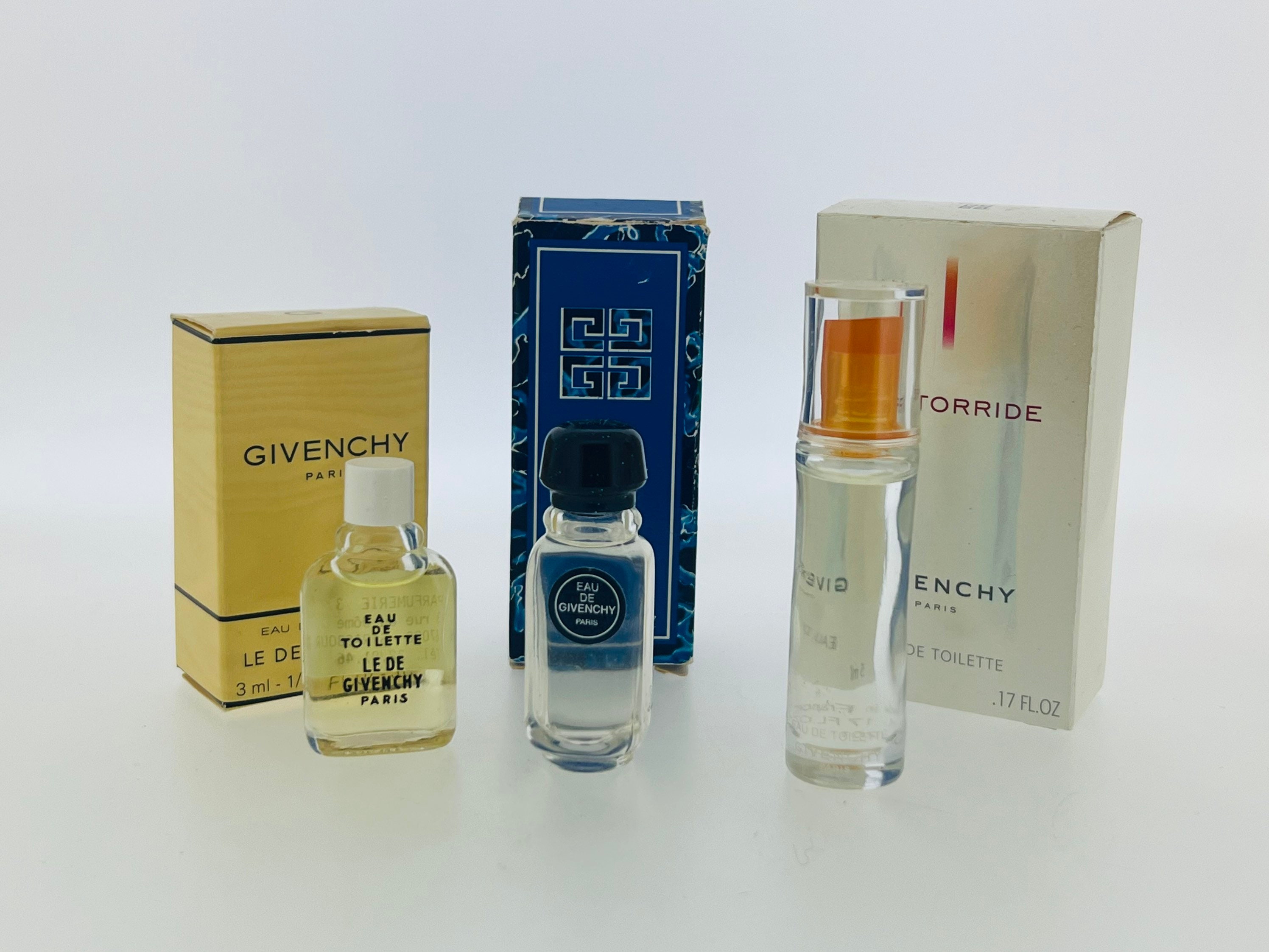 Set 3 Miniature Perfume Givenchy Le De Givenchy Eau Torride - Etsy