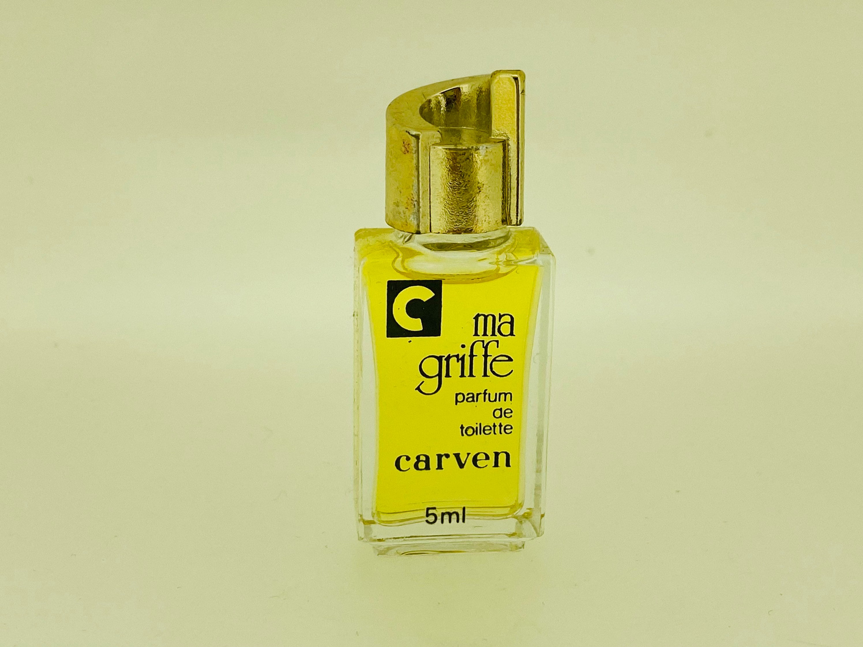 Vintage Ma Griffe Carven PARFUM DE TOILETTE Miniature Ml