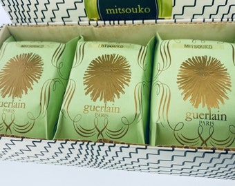 Vintage Guerlain Mitsouko 3 x 80 g perfumed Soap Rare