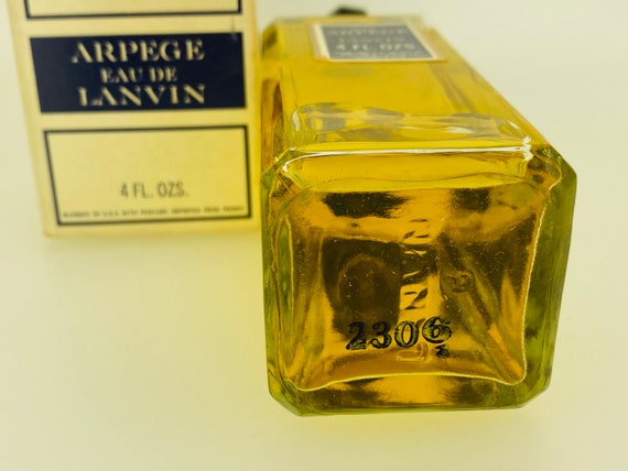 Vintage Eau Arpège Lanvin 1927 EAU DE TOILETTE 118 Ml - Etsy