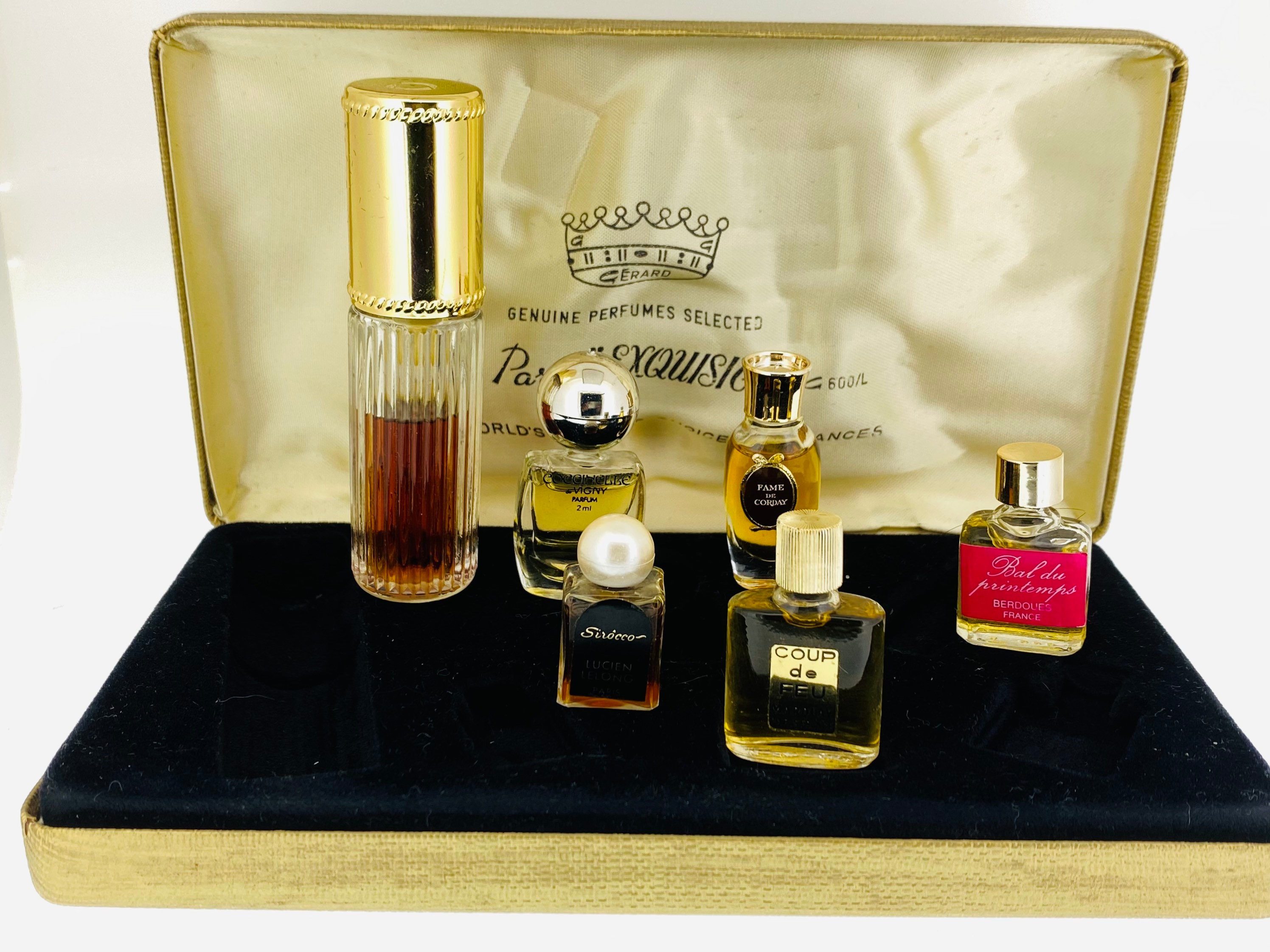 miniature perfume set