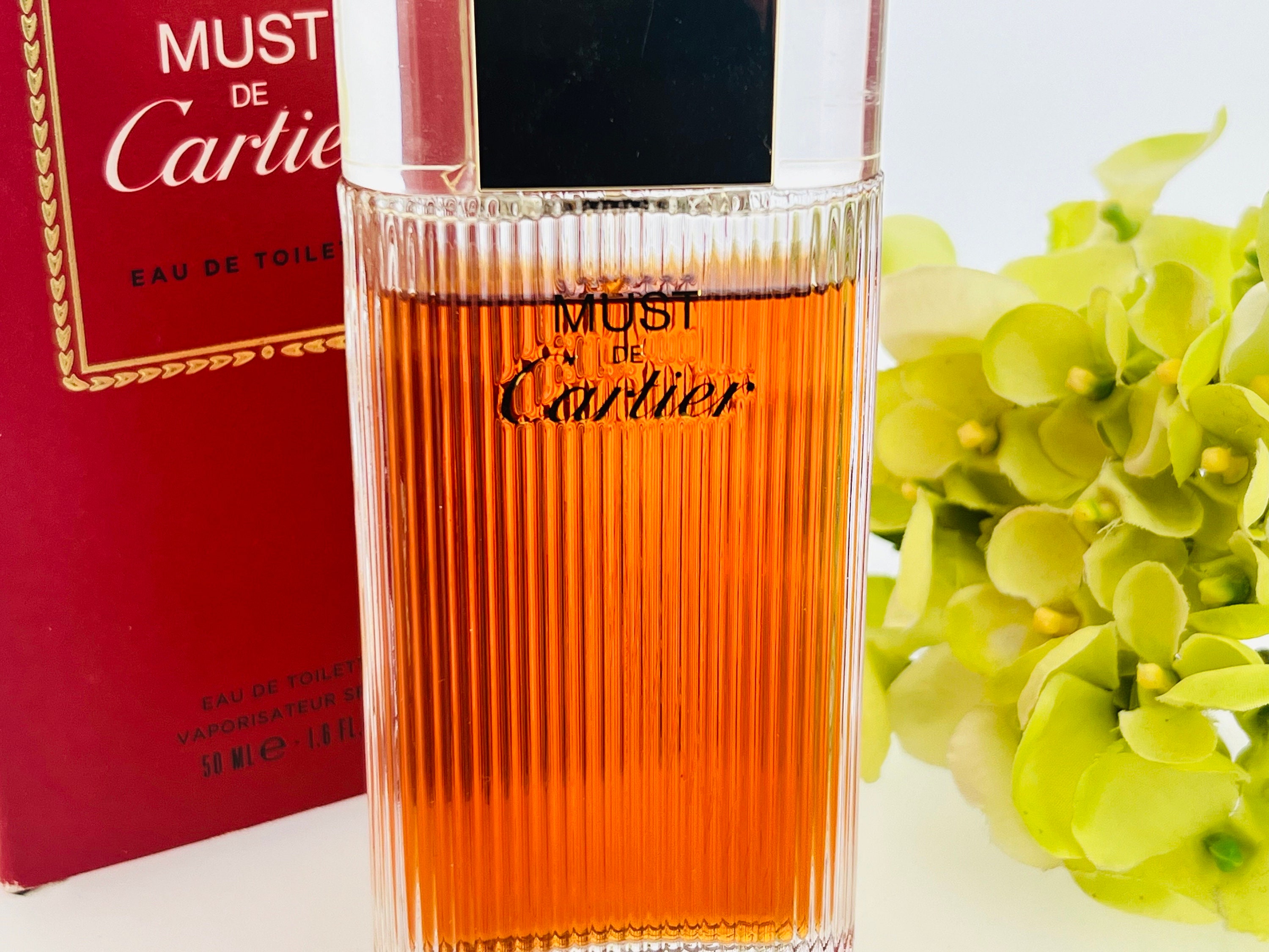 Vintage Must De Cartier, Cartier 1981 EAU DE TOILETTE Miniature 50 Ml Full  90-95 % - Etsy