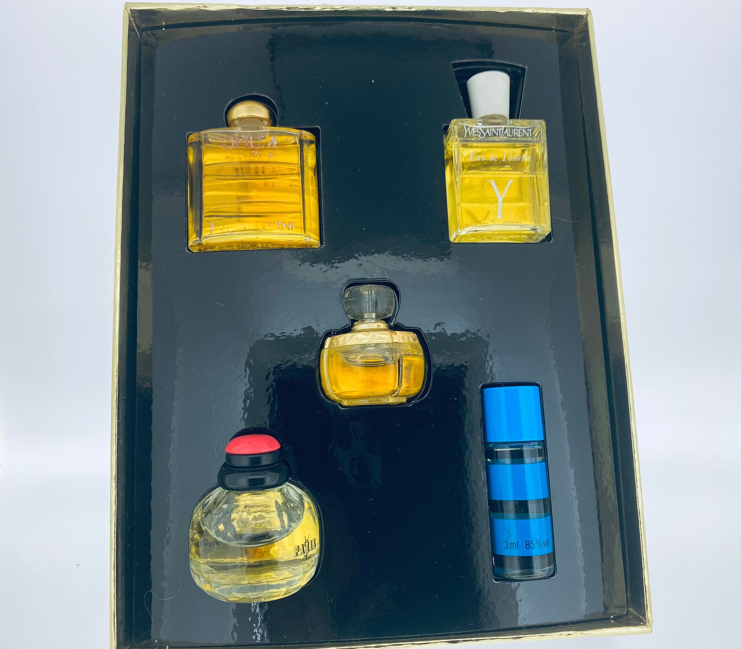 Set Yves Saint Laurent 5 Mini Parfum - Opium, Y, Paris, Rive
