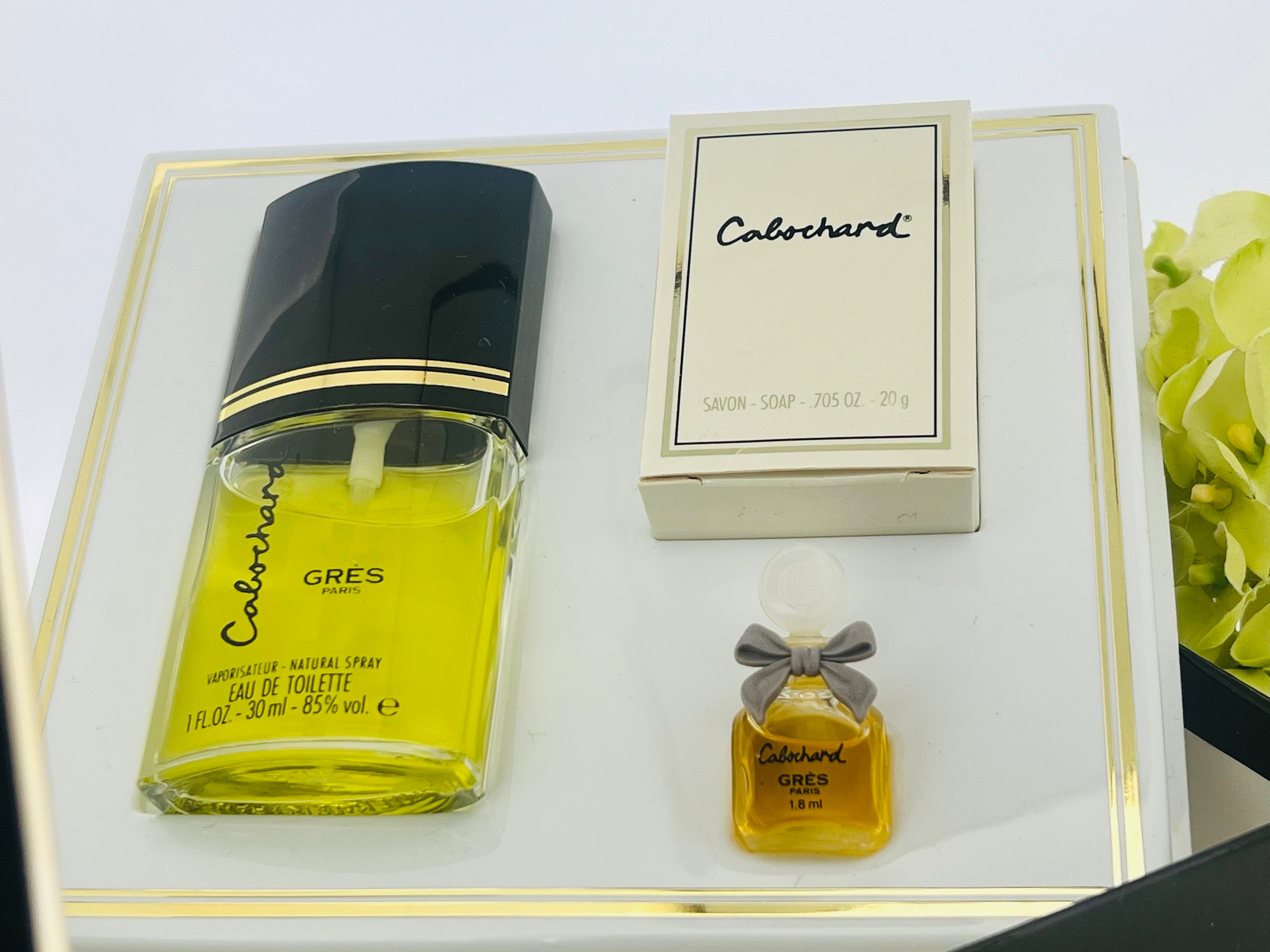 Vintage Cabochard Set by Grès (1959) Eau De Toilette 30 Ml, Parfum 