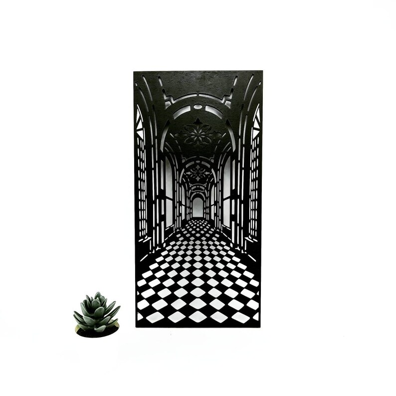 Wooden Hallway Wall Decor Wood 40 100 Cm Height Colors Etsy