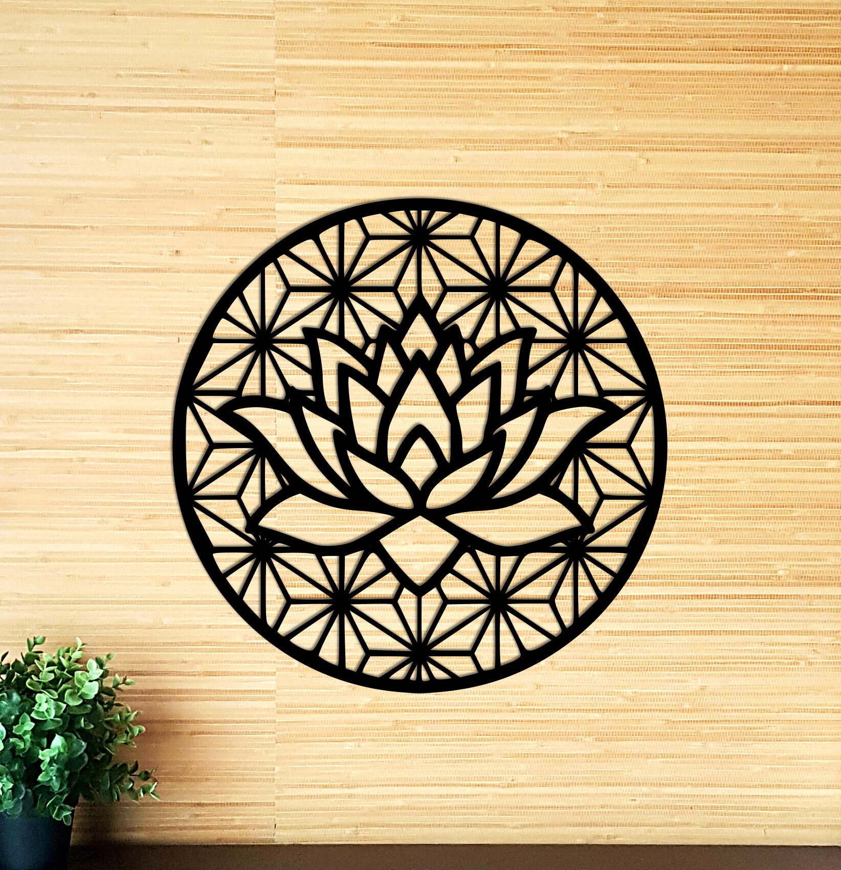 Lotus Wall Decor Wood Wall Art Decor Wall Decor Wooden Home Etsy