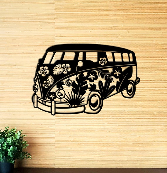 Camper Van Wall Art Wooden Hippie Decor Canada - Volkswagen Van Room Decor Camper Van Wall Art Wooden Hippie Decor Canada - Volkswagen Van Room Decor