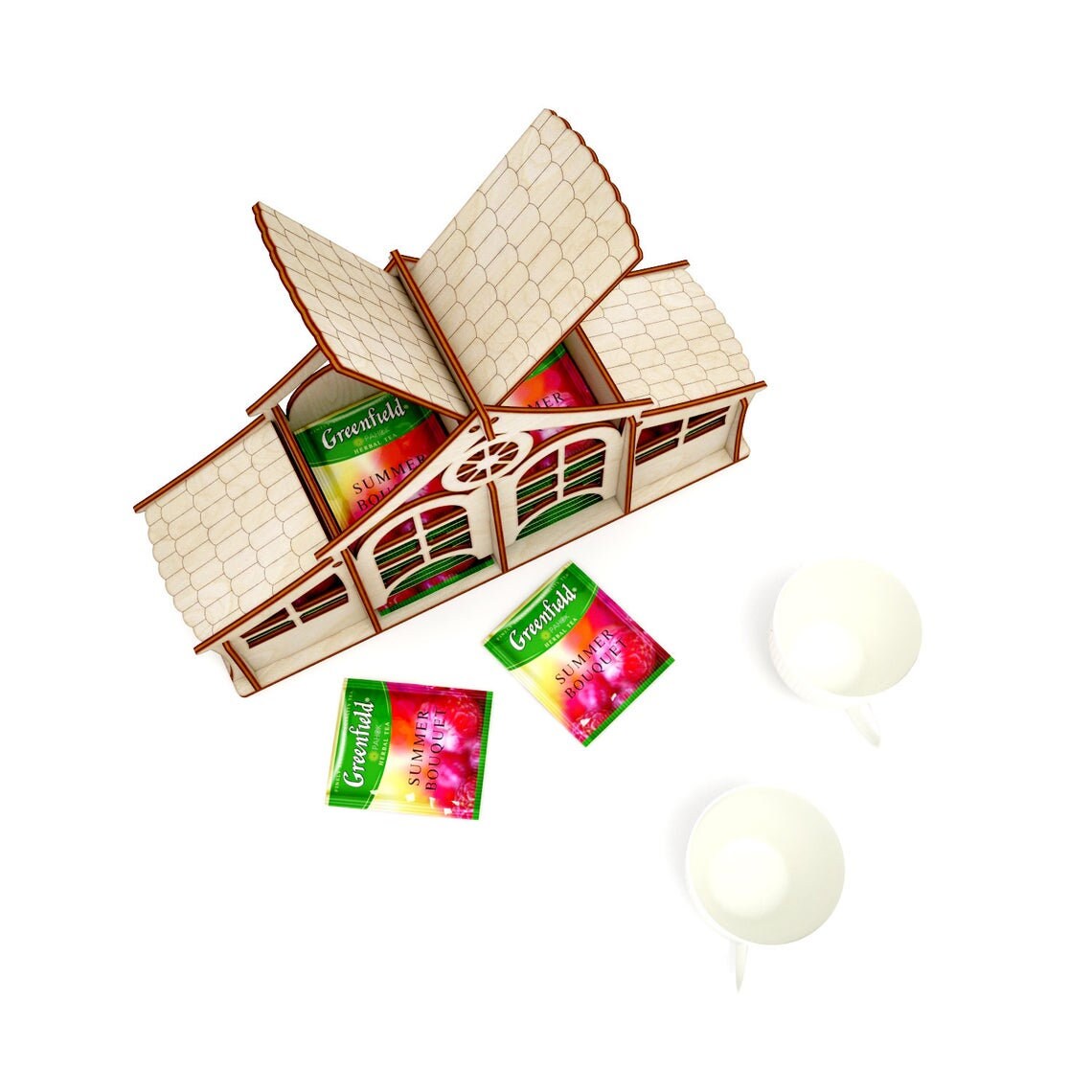 Personalized Name Tea House Teahouse Tea House Dispenser Etsy