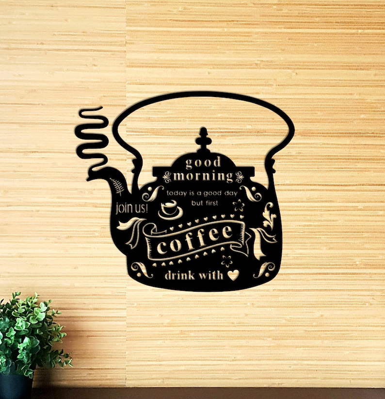 Coffee Sign Wall Decor Coffee Wooden Wall Art Room Decor Etsy