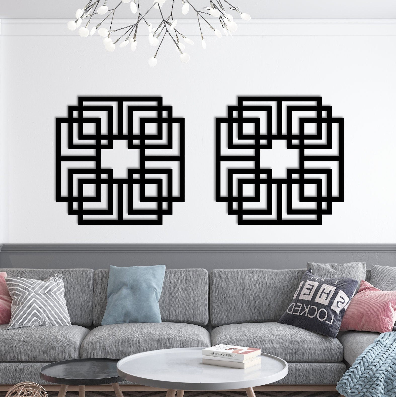 Wooden Square Wall Art Decor 1 Pcs 30 40 50 60 80 100 Etsy Australia