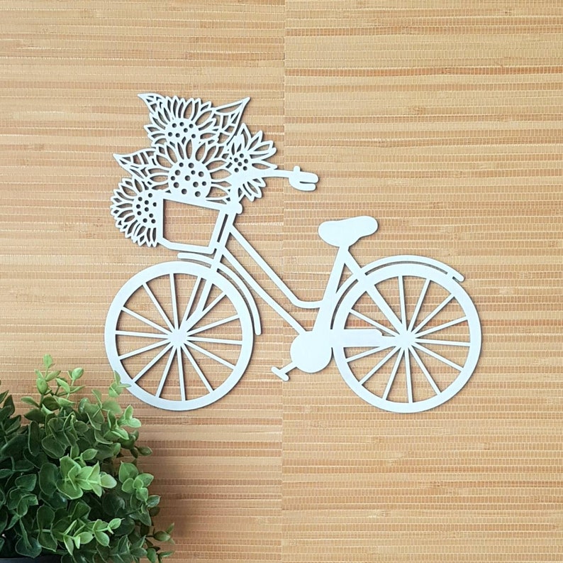 Wooden Bicycle Wall Art Bicycle Wall Decor Colors Etsy
