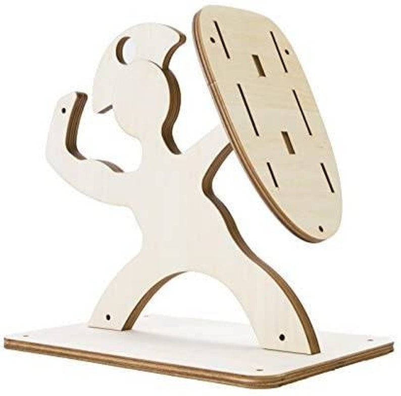 Spartan Knife Stand Knife Block Knife Holder Cool Gift Etsy