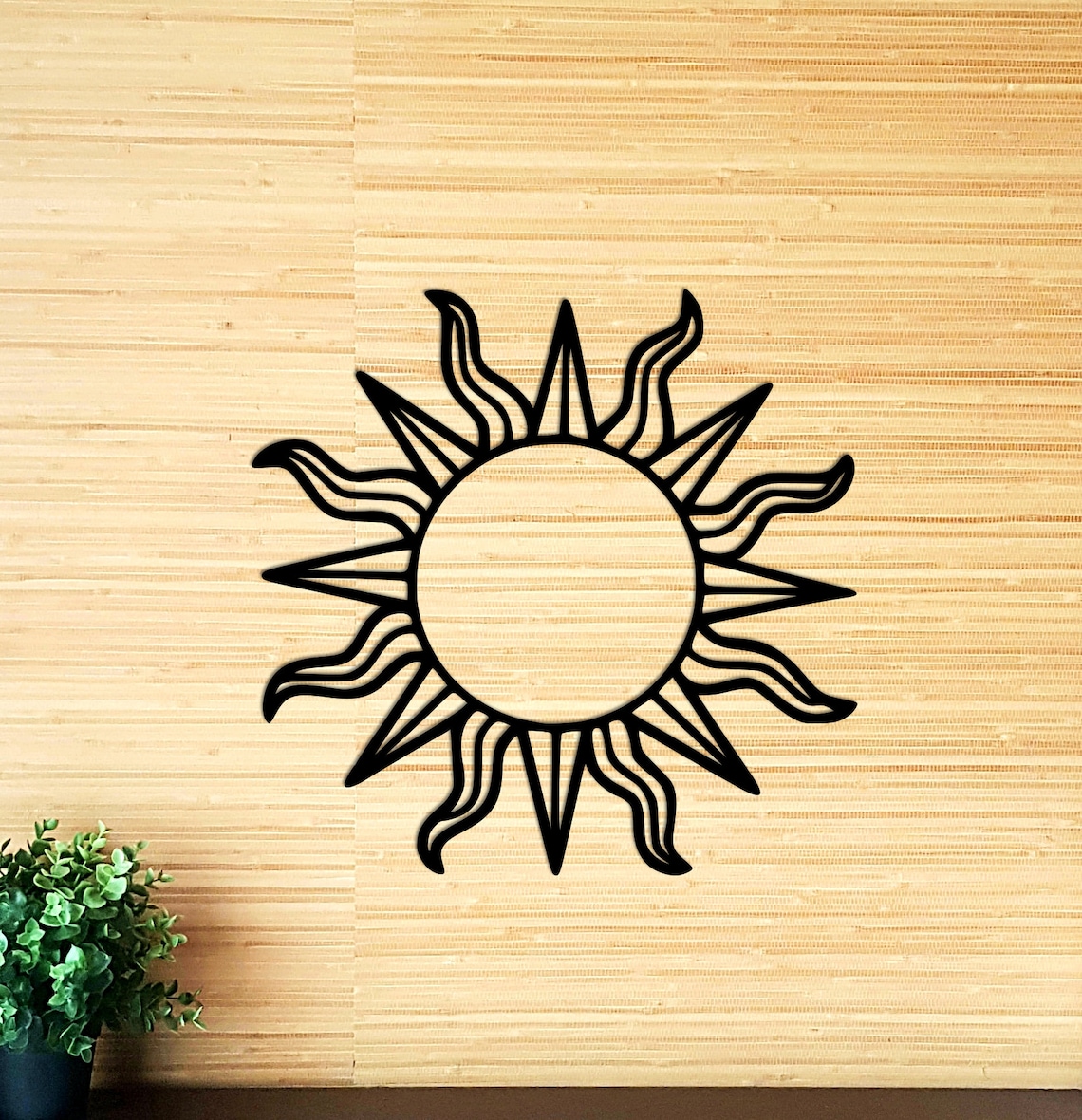 Sun Decor Wooden Sun Wall Art Wall Decor Wooden Home Decor Etsy