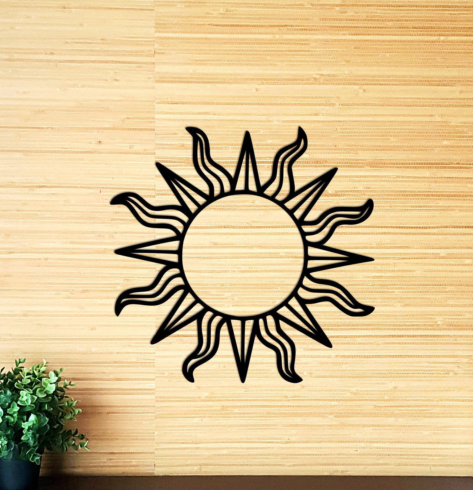 Sun Decor Wooden Sun Wall Art Wall Decor Wooden Home Decor Etsy