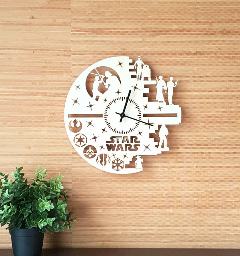 Maple Leaves Wall Clock Colors Available Canada Clock Wall Etsy