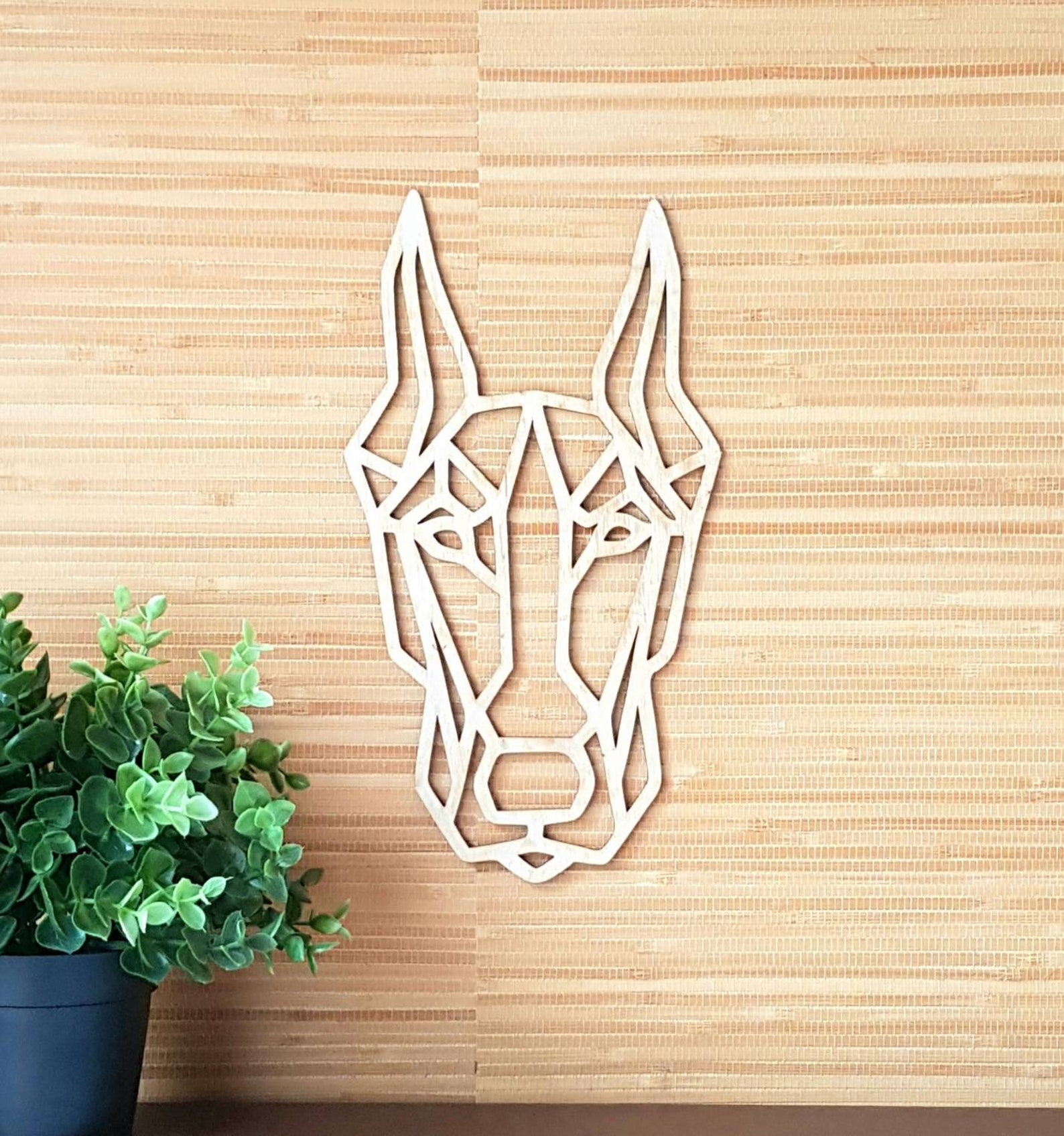 Geometric Wooden Yorkshire Terrier Wall Decor Dog Wall Art Etsy