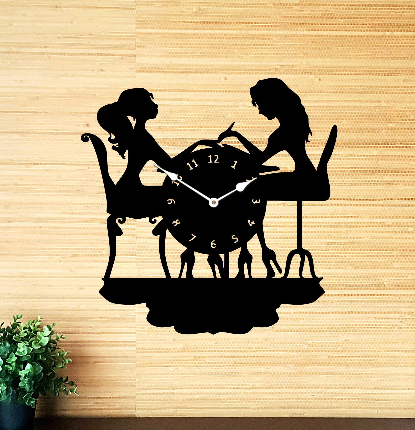 Nail Salon Wall Clock Beauty Salon Wall Clock Wall Decor Etsy