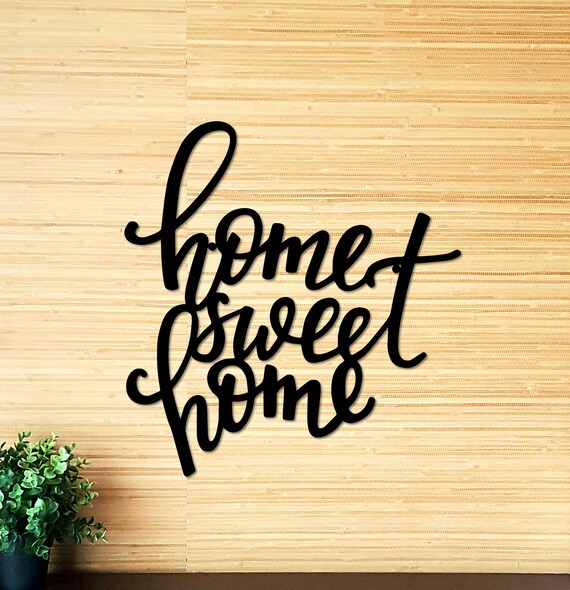 Home Sweet Home Sign Wall Decor Wooden Wall Art Room Decor - Etsy