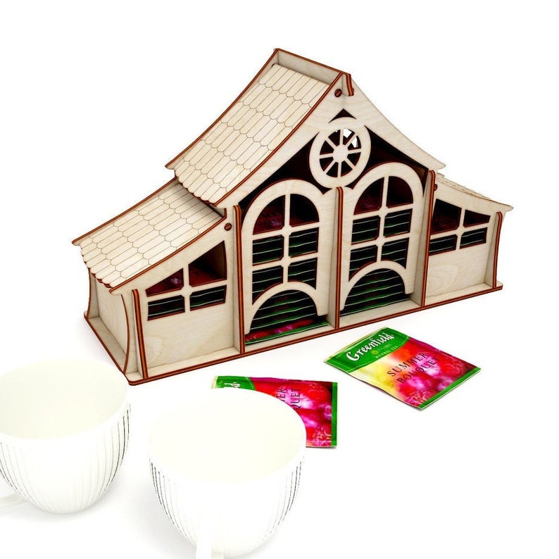 Personalized Name Tea House Teahouse Tea House Dispenser Etsy