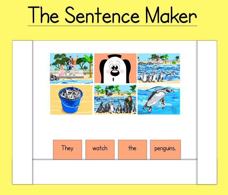 Make Sentences With The Sentence Maker Book 6 PRINTABLE Etsy