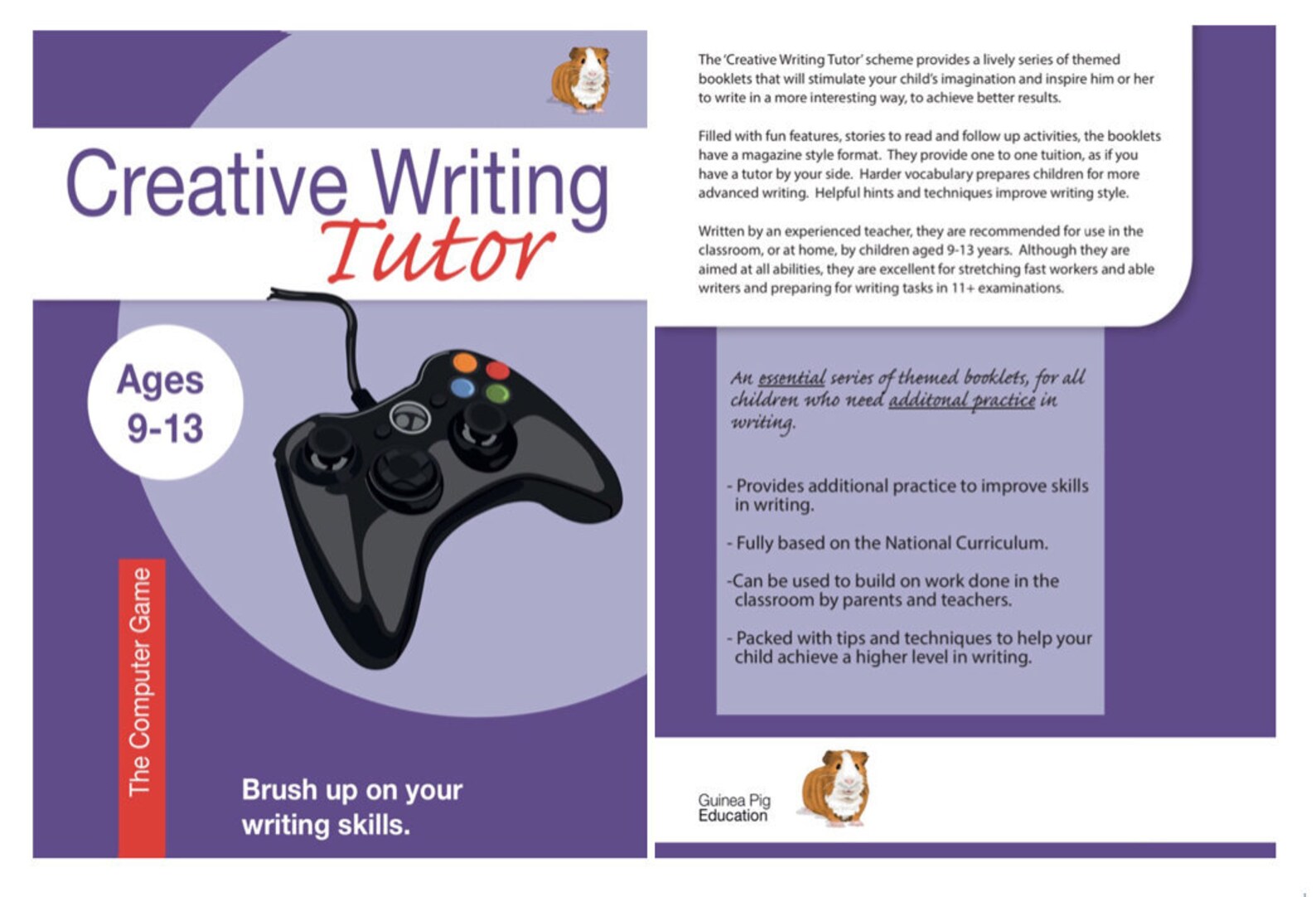 Creative Writing Practice: The Computer Game 9-14 years | Etsy