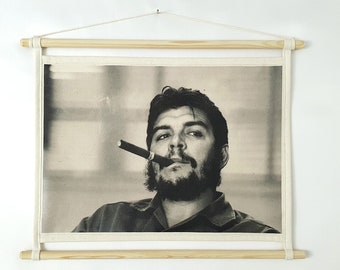 Che Guevara, wall decoration, room decoration Cuba, home decoration, mural, office decoration, vintage decoration
