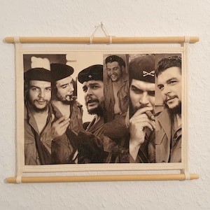 Che Guevara, wall decoration, vintage poster, home decoration, hanging decoration, room decoration, office, entrance decoration, home accessories, motivational canvas, gift for her