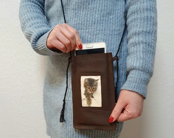 Handytasche Katze Etsy