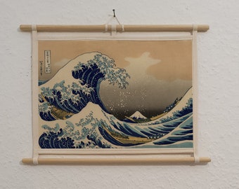The Great Wave off Kanagawa, wall decor, art decor, Christmas gifts, home decor, apartment decor, vintage decor, living room decor, bedroom decor, room decor