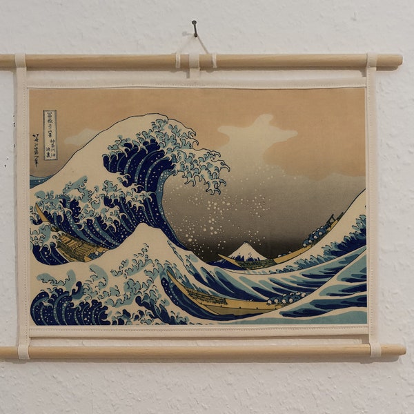 The Great Wave off Kanagawa, wall decoration, art decoration, room decoration, house decoration, apartment decoration, vintage decoration, living decoration, bedroom decoration, room decoration