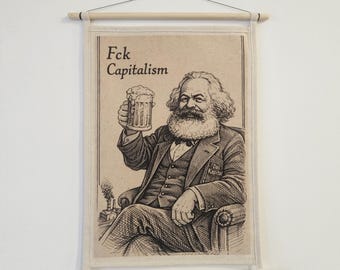Karl Marx, room decor, anti-capitalism, home decor, motivational poster, office decor, room decor, communists, demonstration/protest, wall decor, house decor