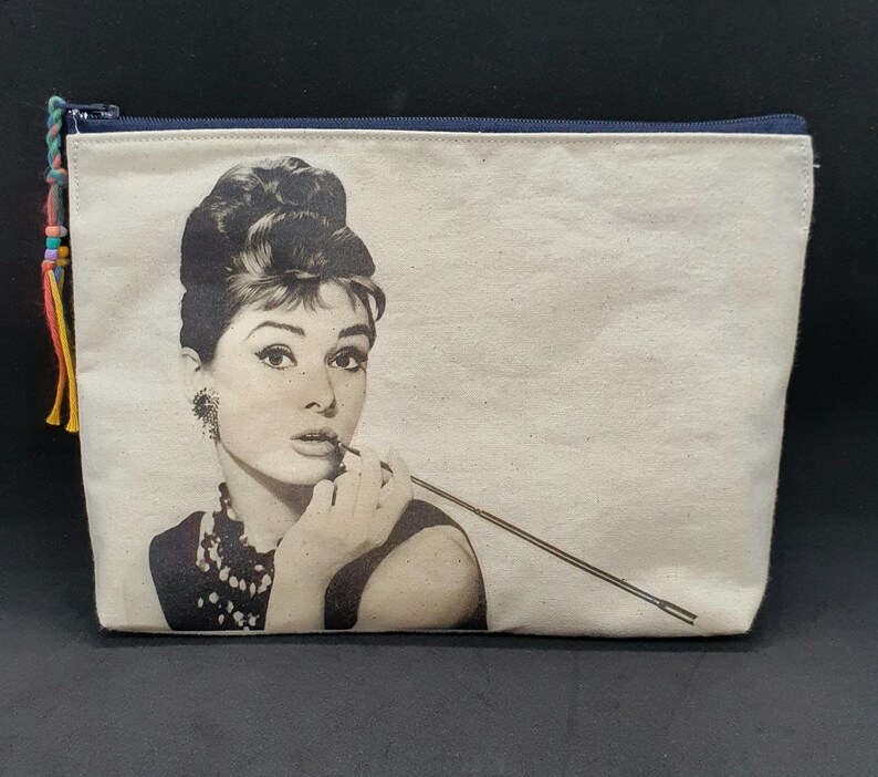 Audrey Hepburn,Toiletry Bag,Makeup Bag,Makeup Organizer,Feminism,Cosmetic Bag,Toilet Bag,Makeup Bag,Female Power, image 6