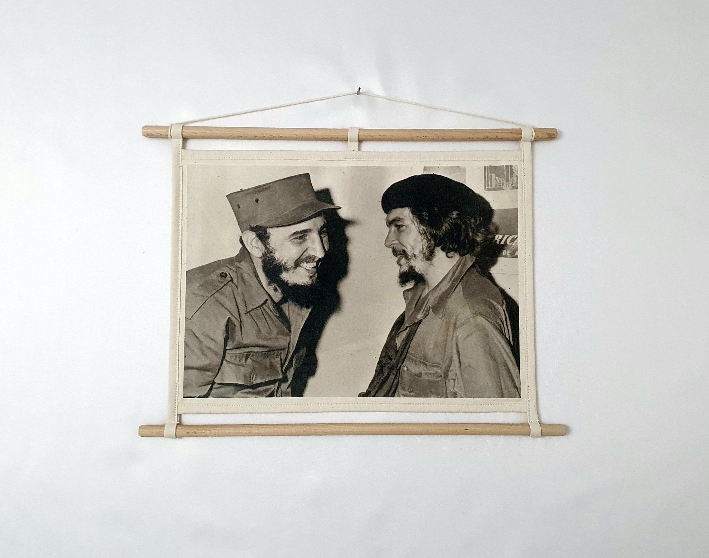 Che Guevara oil painting short sleeve black T-shirt –