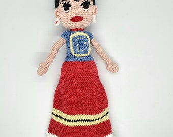 Amigurumi, birthday gift, crochet doll, crocheted toy, amigurumi doll, children's gifts, Mexican painter, Christmas gift
