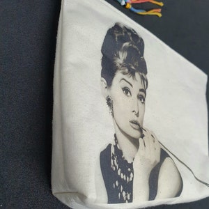 Audrey Hepburn,Toiletry Bag,Makeup Bag,Makeup Organizer,Feminism,Cosmetic Bag,Toilet Bag,Makeup Bag,Female Power, image 4