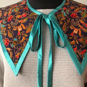 Detachable collar / Peter Pan cotton collar/ Removable bib collar/Detachable handmade  garment accessorie