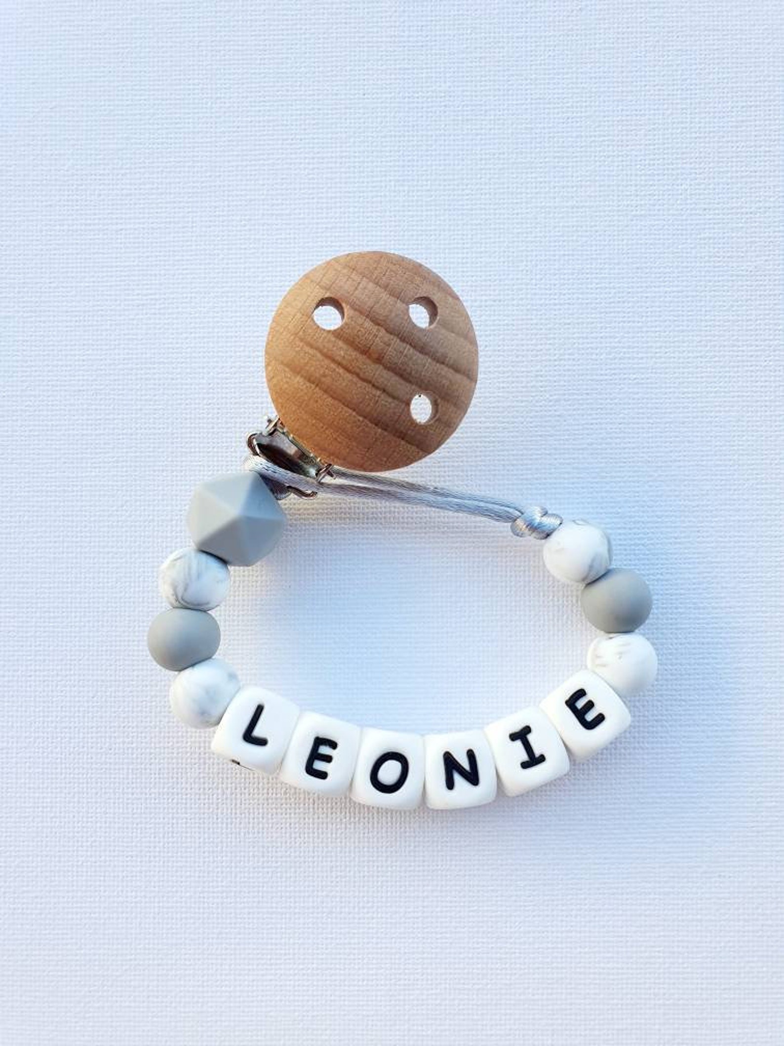 Personalised dummy clips personalised dummy chains gender Etsy