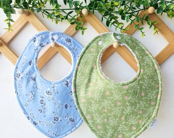 Absorbent bibs, 3 layered cotton bibs, dribble bibs, bandana bibs, feeding bibs, baby shower gift ideas,