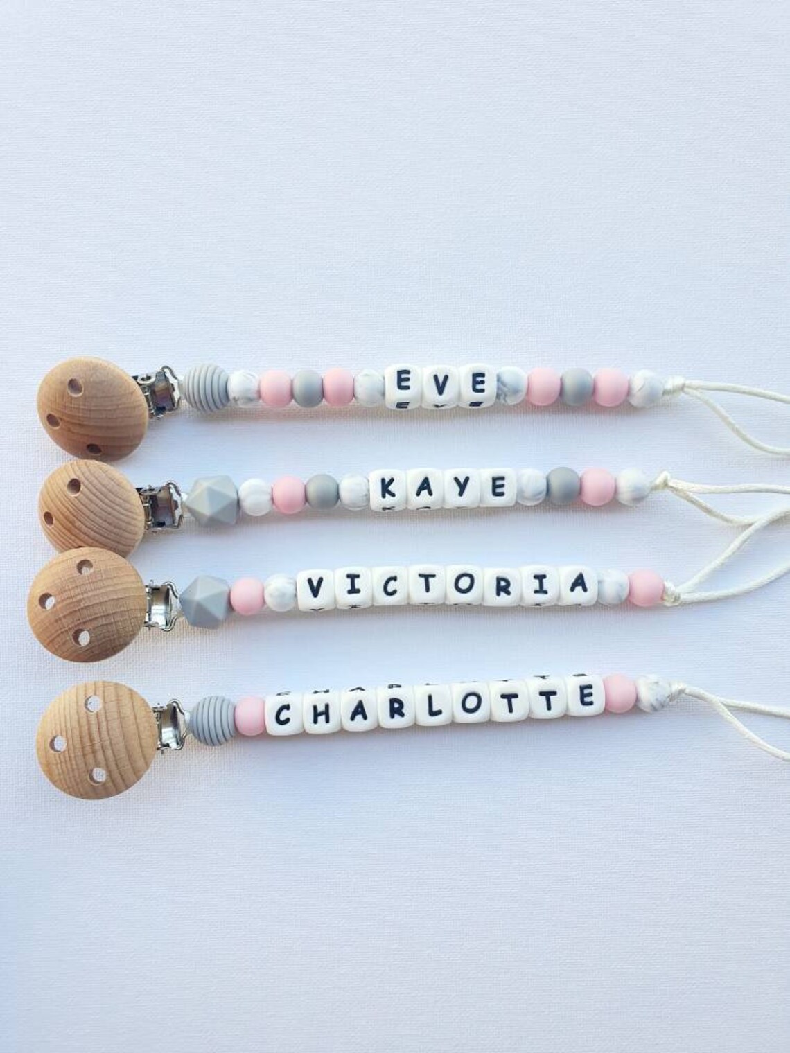 Food Grade Dummy Clips Dummy Chains Personalised Dummy Clips Etsy